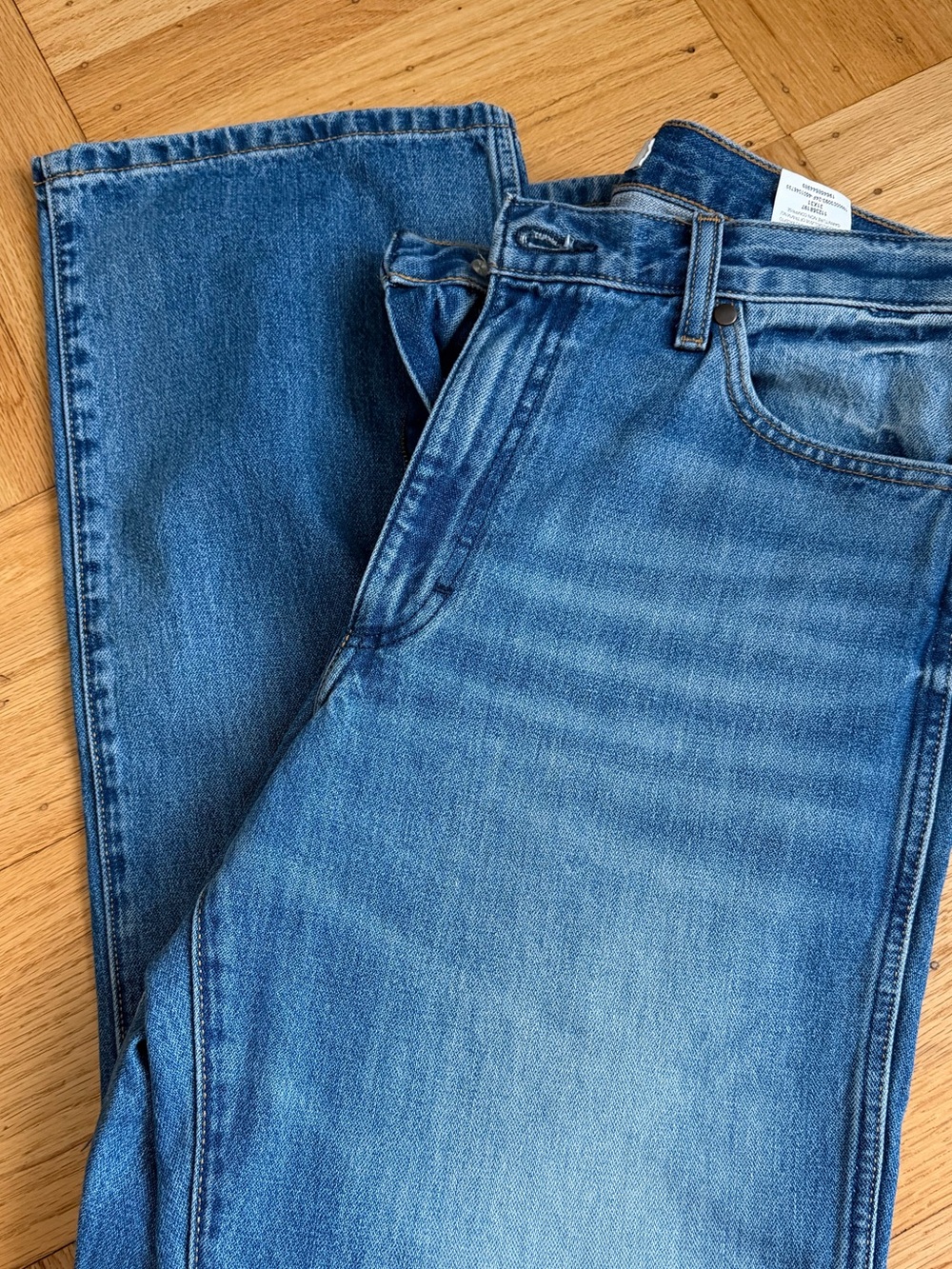 Wrangler Bandit Blue Denim Bootcut Jeans Retails $99 NWT - Picture 2 of 6